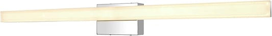 mirrea 48in Modern LED Vanity Light for Bathroom Lighting Dimmable 46w Chromed (Warm White 3000K)
