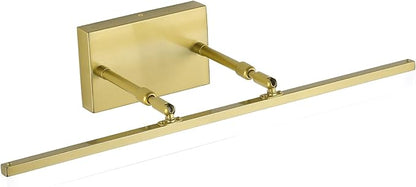 Aipsun Bathroom Vanity Light Brushed Gold Modern LED Vanity Lighting Over Mirror 24inch Adjustable Gold Wall Light for Bathroom (Cool White 5500K)