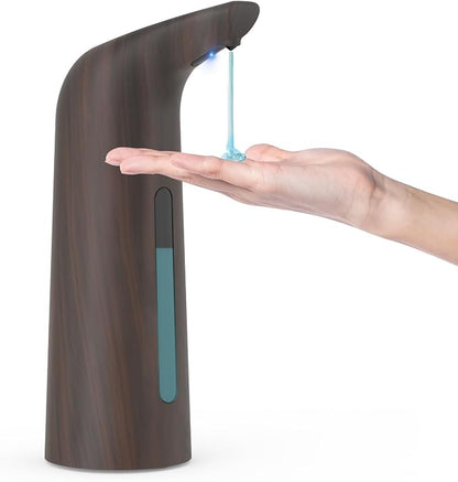 Automatic Liquid Soap Dispenser, 4-Level,13.5oz Touchless | Plastic,400ml Electric Battery Operated Hand & Dish Countertop Soap Dispensers with Sensor for Bathroom,Kitchen Sink