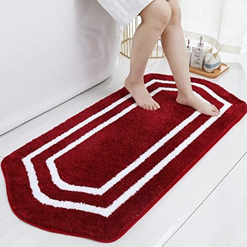COSY HOMEER Non-Slip Bath Mat Extra Thick Absorbent Plush Washable