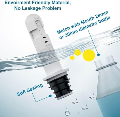 Go Bidet Handheld Shattaf Sprayer – High Pressure Manual Bidet Bottle for Personal Hygiene, Gentle Care for Men & Women, Non-Electric Mini Bidet Fits Any Thread Bottle Worldwide