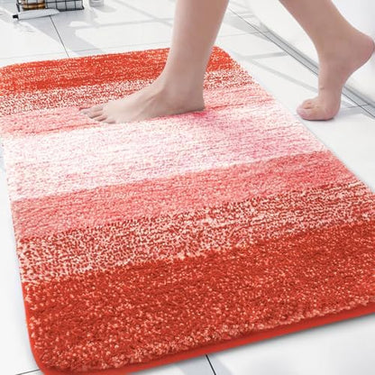 Arotive Microfiber Bathroom Rugs, Shaggy Soft Absorbent Bath Rug, 30x20