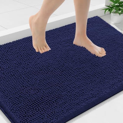 Smiry Bathroom Rugs 36X24, Luxury Chenille Extra Soft Absorbent Bath Mat