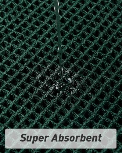 Upgraded Waffle Bath Mat Ultra Absorbent Non Slip Bathroom Mat, 20" x 32"