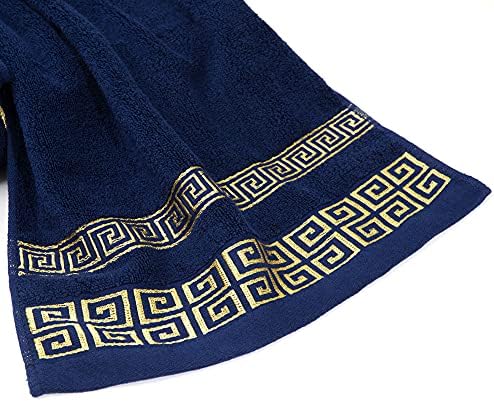 100% Cotton Highly Absorbent Embroidered Towels 3-Piece Towel Set Hotel Bath Towel, 1 Bath Towels, 2 Hand Towels Extra Thick Beach Bath Towels