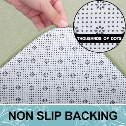 Smiry Memory Foam Bath Mat 30x20, Extra Soft and Absorbent Bathroom Rugs