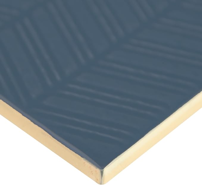 MSI Urbano Navy 4 in. x 12 in. Glossy Mix Ceramic Subway Tile for Bathroom, Kitchen Backsplash, Accent Wall, and Shower Wall