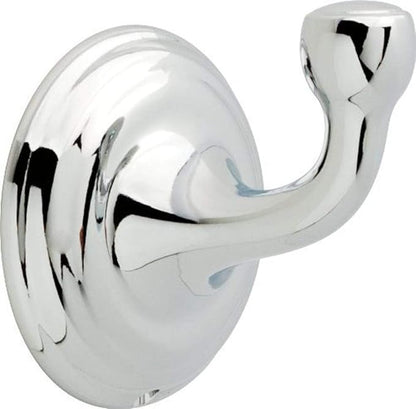 Delta Windemere (1-Pack) Towel Hooks Polished Chrome Single Bathroom Hooks Wall Mounted for Robes & Towels Hand Towel Hook Holder Kitchen, Bathroom Accessories 70035