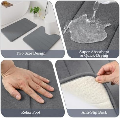 Grey Bathroom Accessories Set - Bathroom Sets