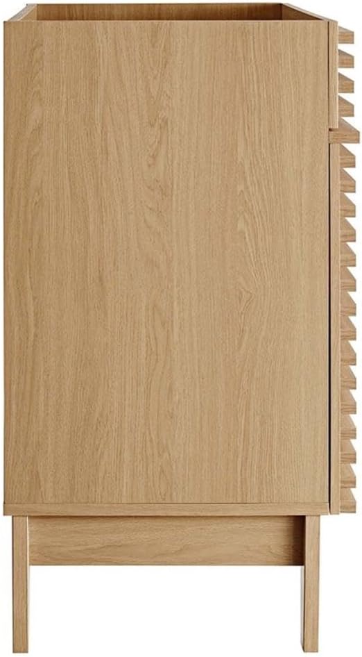 Modway Render 30" Bathroom Vanity in Oak - Sink Basin Not Included