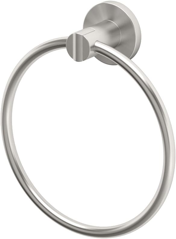 Gatco 4692 Channel Towel Ring, Satin Nickel