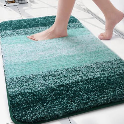 Arotive Microfiber Bathroom Rugs, Shaggy Soft Absorbent Bath Rug, 30x20