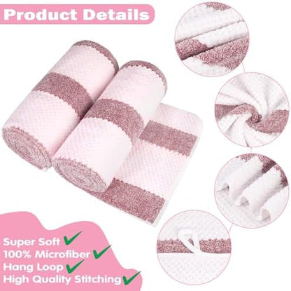 2-Pack Microfiber Bath Towels (27x54 Inches) - Ultra Soft & Quick Dry, 3X Absorbency, Lightweight for Gym, Yoga, Travel & Spa - Perfect for Home, Fitness & Post-Workout
