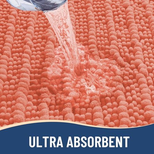 Arotive Bathroom Rugs Mat 30x20, Soft Absorbent Chenille Shaggy Bath Mat