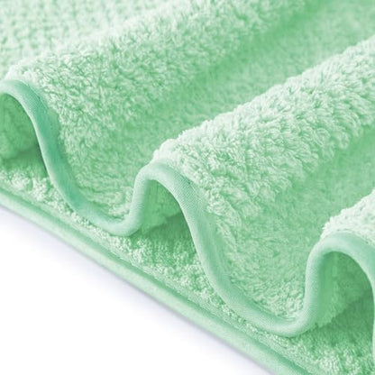 Extra Large Bath Towel Sheet Set 35x70 Inches Oversized Bath Towels Set,Jumbo Large Microfiber Quick Dry,Lightweight,Super Soft,Highly Absorbent Towel Set for Bathroom,Hotel,Pack of 2(2PCS Green)