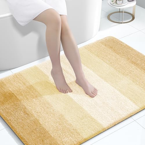 OLANLY Large Bathroom Rugs 44x32, Extra Soft Absorbent Microfiber Bath Rugs