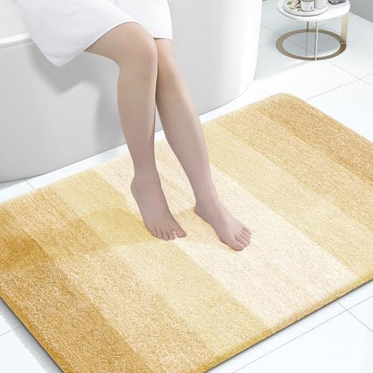 OLANLY Large Bathroom Rugs 44x32, Extra Soft Absorbent Microfiber Bath Rugs