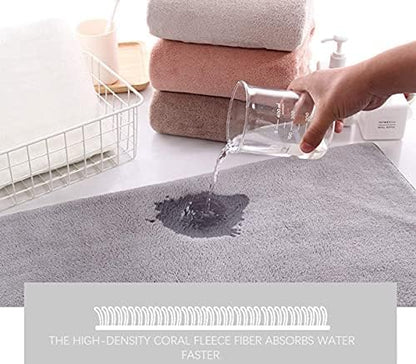 TENSTARS 12 Pack Premium Washcloths Set - Quick Drying- Soft Microfiber Coral Velvet Highly Absorbent Wash Clothes - Multipurpose Use as Bath, Spa, Facial, Fingertip Towel (Purple)