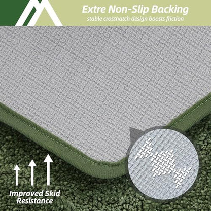 COSY HOMEER Non-Slip Bath Mat Extra Thick Absorbent Plush Washable