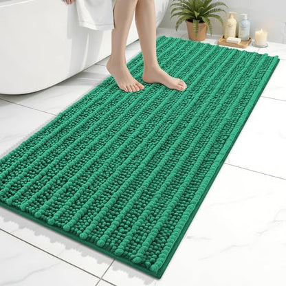 Arotive Bathroom Rugs Mat 47x24, Soft Absorbent Chenille Shaggy Bath Mat