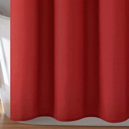 Lush Decor Weeping Flower Shower Curtain 72"W x 72"L Red - Fabric Shower Curtains for Bathroom - Floral Bathroom Curtain - Cottage Core Decor