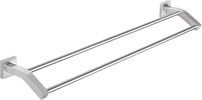 Alise Double Towel Bar,28" Towel Rack for Bathroom Wall Mount,Brush Nickel | SUS304 Stainless Steel Bathroom Towel Holder, Quick Drying Towel Hanger Towel Rod, Useable Length 26.9"