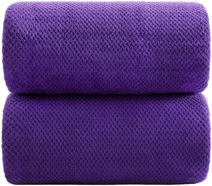 YTYC 39x78 Bath Sheets,Towels for Bathroom,Violet Purple,2-Pieces