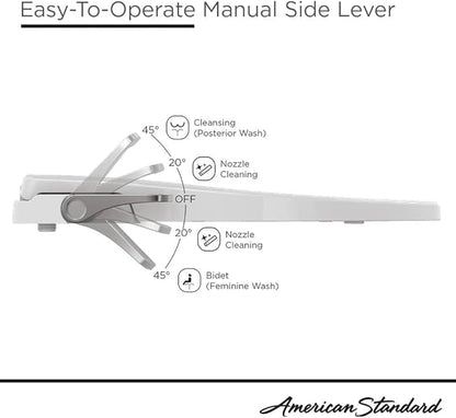 AquaWash® Slim Non-Electric SpaLet® Bidet Seat With Manual Operation