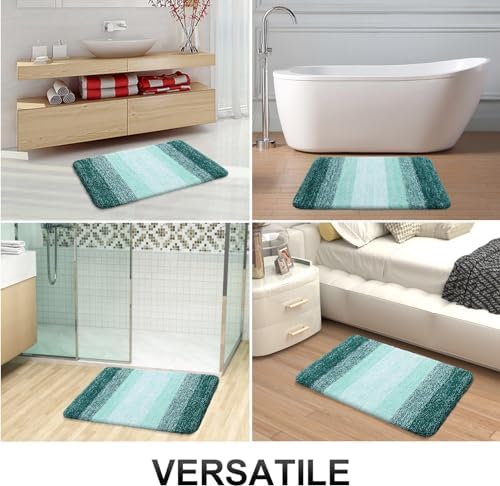 OLANLY Bathroom Runner Rug 70x20, Extra Soft Absorbent Microfiber Bath Rugs