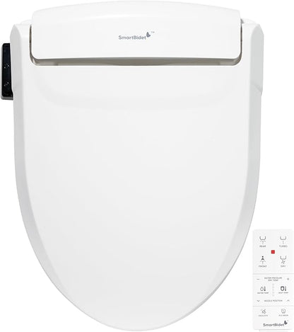 SmartBidet® SB-1000 Smart Bidet Electric Bidet Toilet Seat with Heated Seat, Warm Water, Air Dryer – Remote Control, Elongated