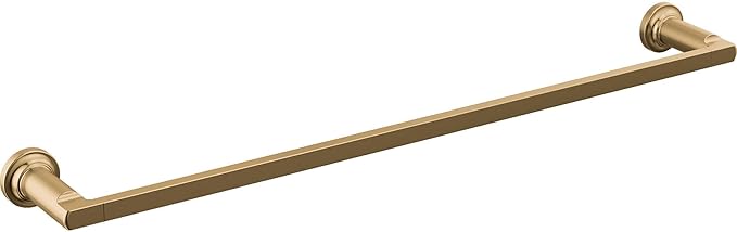 Delta Tetra (1-Pack) 24'' Towel Rack for Bathroom Champagne Bronze Towel Bar for Bathroom Wall Towel Holder Rod Wall Mounted 78924-CZ