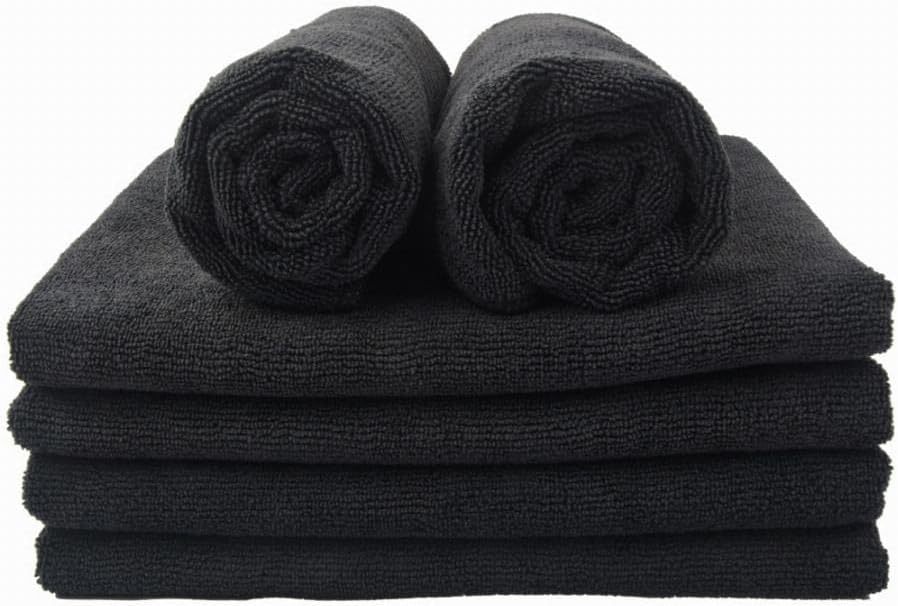 GREEN LIFESTYLE 96 Pack Black Pack Hand Towels 16 x 27 Premium Spa Quality, Super Soft and Absorbent for Gym, Pool, Spa, Salon and Home