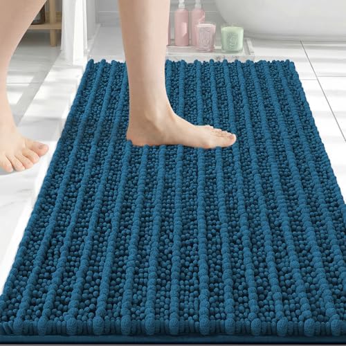 Arotive Bathroom Rugs Mat 34x21, Soft Absorbent Chenille Shaggy Bath Mat