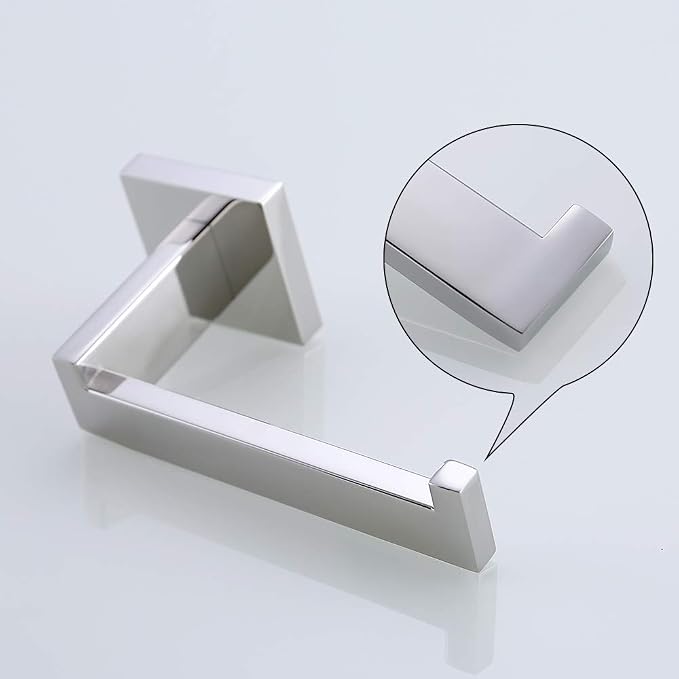 TURS 4 Pieces Bathroom Hardware Accessories Set Polished Towel Bar Set,Wall Mounted,Premium Stainless Steel.Q7CHP4-40CM