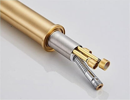 Basin Faucet Gold Brass Single Lever hot Cold Pull Out wash Hair Basin Faucet chome Black Toilet Sink Faucet Water Crane Mixer