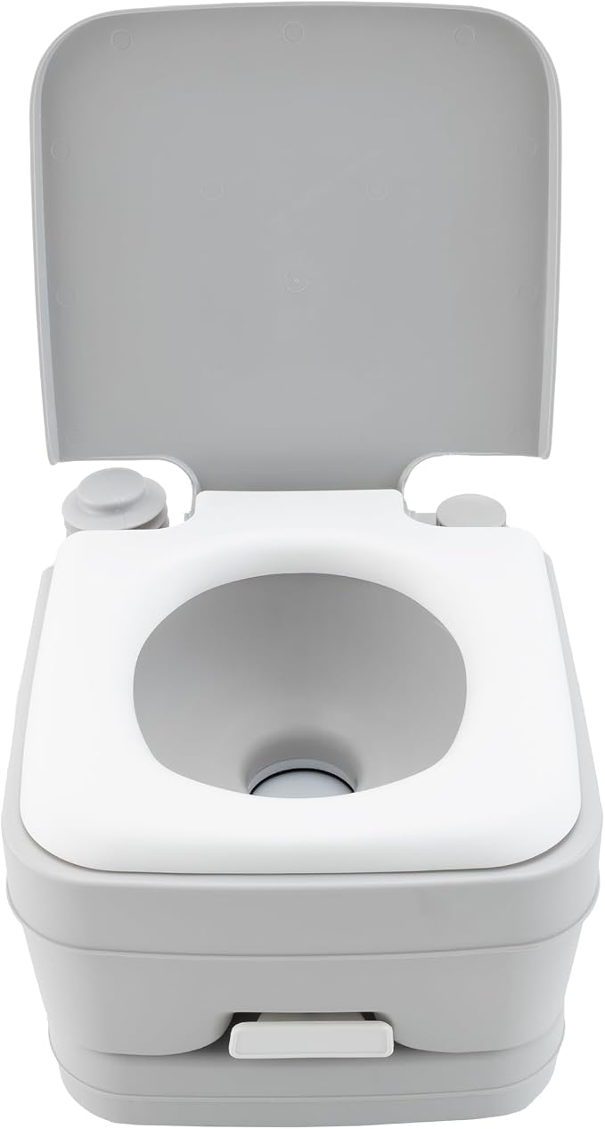 Hengs Portable 2.5 Gallon Gray Toilet