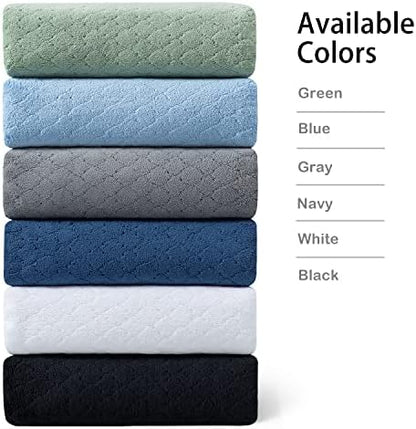 Ycosy 2 Pack Hand Towels Set 16"x31",White Towel Set for Bathroom,Quick Dry Thick and Highly Absorbent Hand Towel,Ultra Soft Microfibers Premium Towel Set for Bathroom Hotel,Spa,Gym