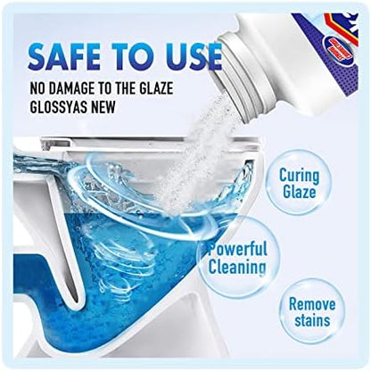 Toilet Bowl Cleaners, Deep Cleans Bottom Pipe Stains, 1 Pack
