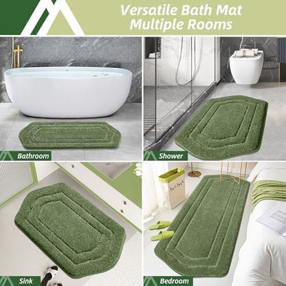 COSY HOMEER Non-Slip Bath Mat Extra Thick Absorbent Plush Washable