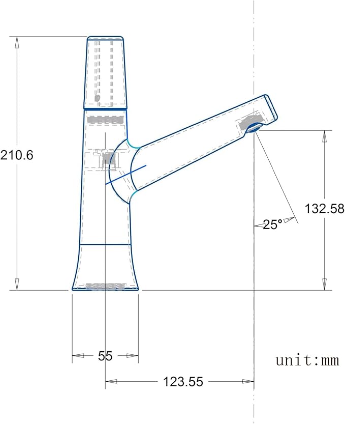 BiaoTeng Bathroom Faucet 1 Hole Single Handle Hot and Cold Brass Faucet for Bathroom Sink One Hole Milky White