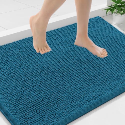 Smiry Bathroom Rugs 36X24, Luxury Chenille Extra Soft Absorbent Bath Mat
