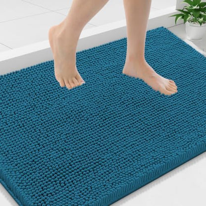 Smiry Bathroom Rugs 36X24, Luxury Chenille Extra Soft Absorbent Bath Mat