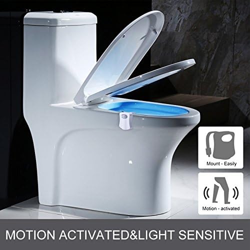 4 Pack Color Changing Toilet Night Light Motion Sensor Led Toilet Motion Activated Led Washroom Night Lamp(16 4)