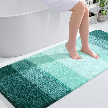 OLANLY Bathroom Runner Rug 59x24, Extra Soft Absorbent Microfiber Bath Rugs