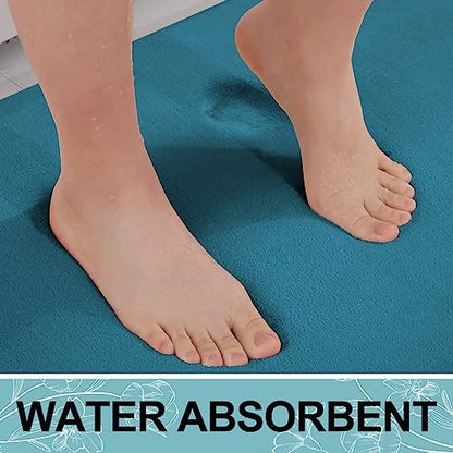 Smiry Memory Foam Bath Mat 36x24, Extra Soft and Absorbent Bathroom Rugs