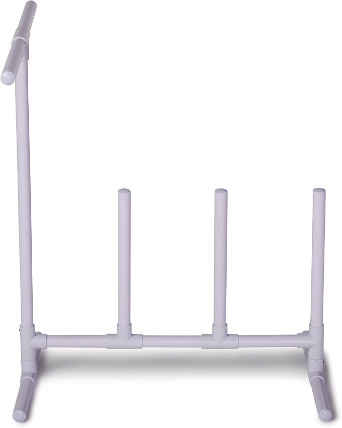 Swimline HydroTools Pool Side Organizer, White, Model:8903 | Keeps towels and pool gear off the deck and within reach; freestanding frame; no mounting or drilling required