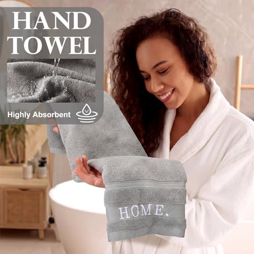 Hahafelt Decorative Bathroom Towel Set, Neutral