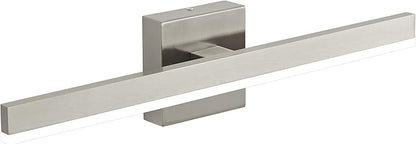 Nickel Bathroom Vanity Light 23.6 inch, 20W Dimmable 5CCT LED Bathroom Light Fixture Over Mirror Restroom-ETL Certificated
