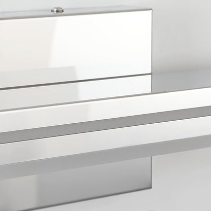 SineRise 32-Inch LED Modern Bathroom Vanity Light Bar, Chrome Modern Acrylic Bathroom Wall Lighting Fixtures Over Mirror (Cool White 6000K)