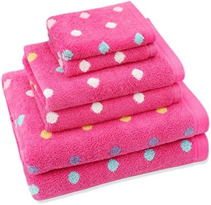ORIGINAL KIDS 6 Piece Towel Set - 100% Cotton Jacquard Bathroom Towel Set